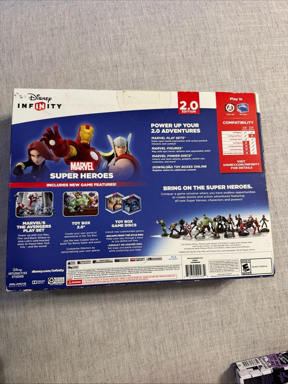 Sealed Disney Infinity PS3 Marvel Super Heroes Starter Pack 2.0 Edition New asis